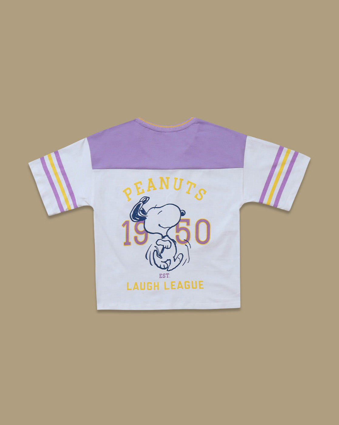 Peanuts Printed Boxy Fit Tshirt For Girls
