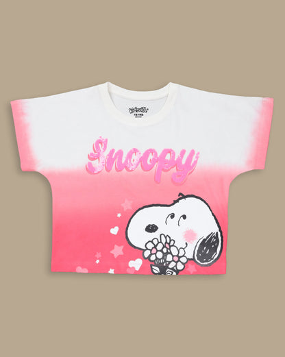 Peanuts  Boxy Fit Tshirt  Girls