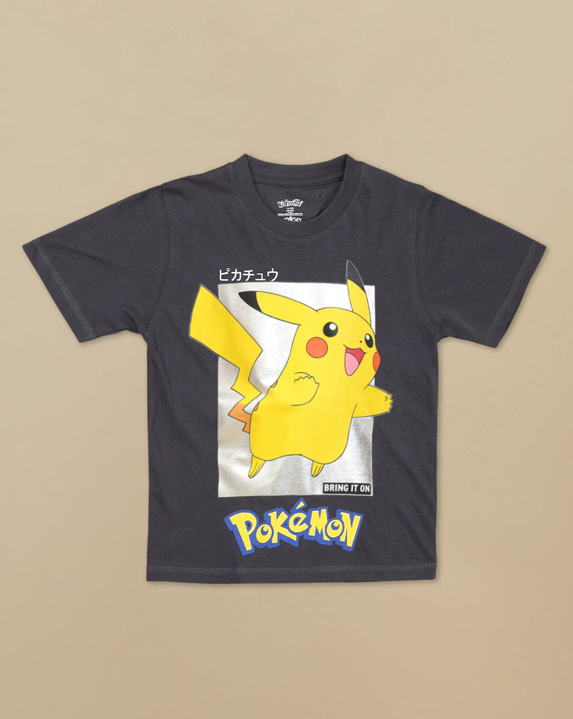 Pokemon Printed Regular Fit Tshirt For Boys