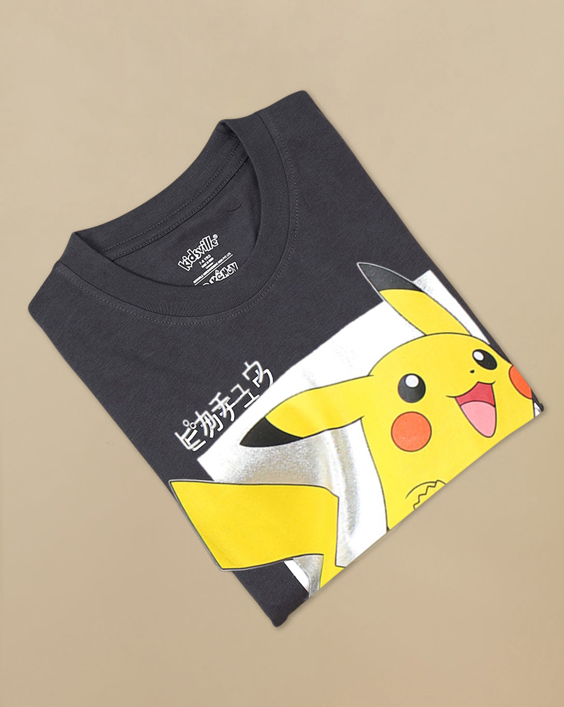 Pokemon Printed Regular Fit Tshirt For Boys