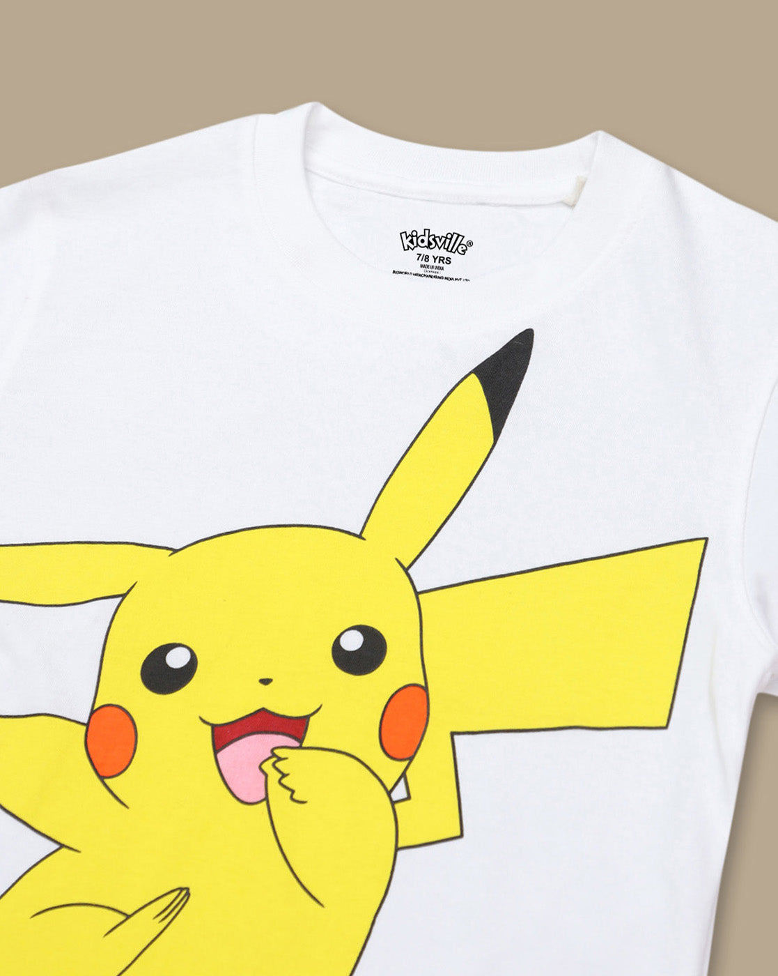 Pokemon Printed Regular Fit Tshirt For Boys