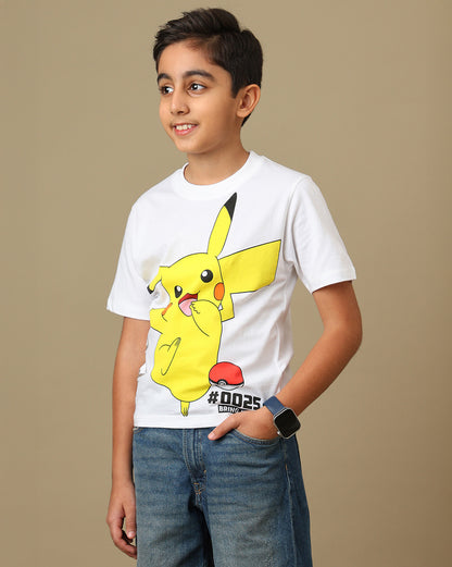 Pokemon  Regular Fit Tshirt  Boys