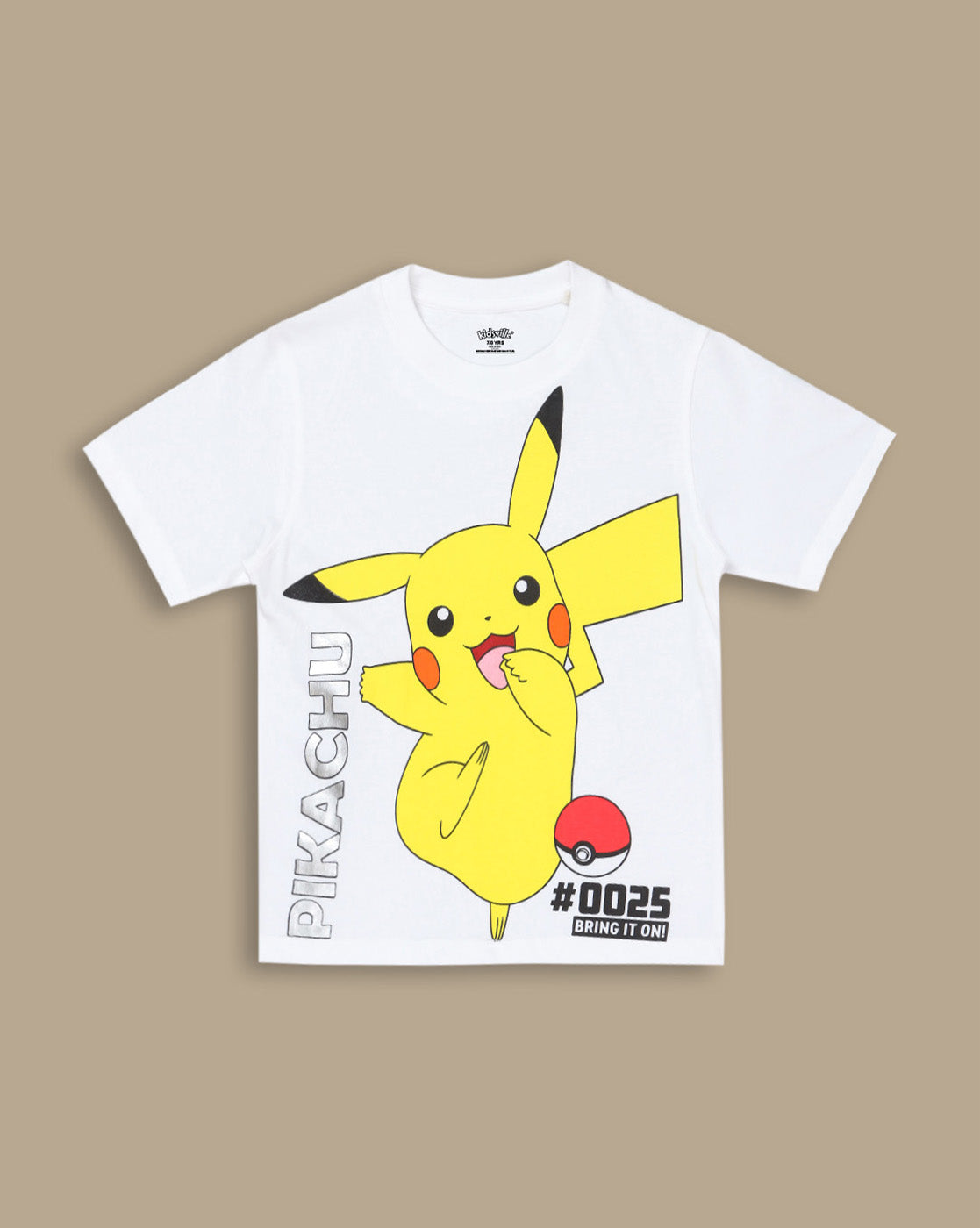 Pokemon Printed Regular Fit Tshirt For Boys