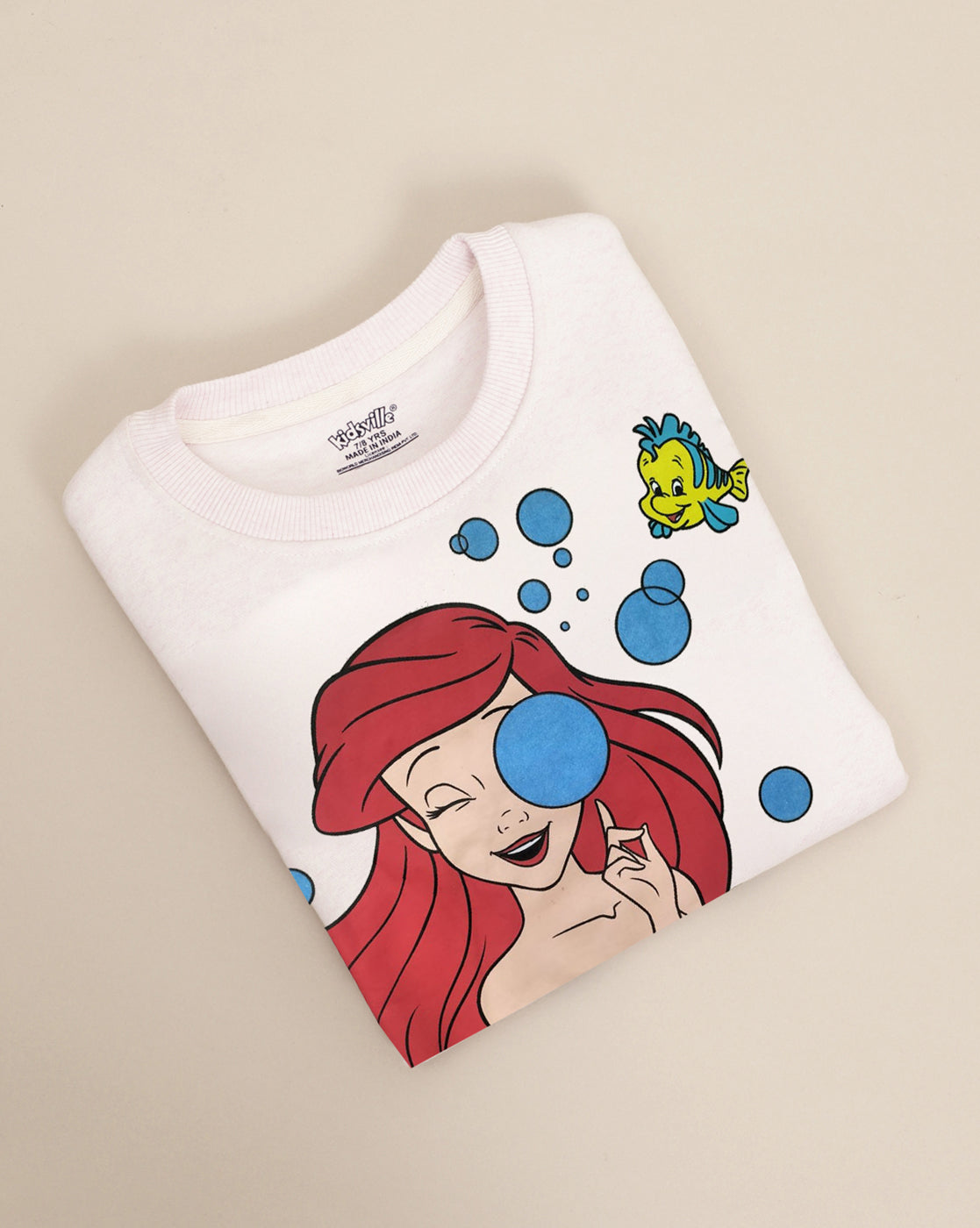 Disney Princess Printed Oversized Sweatshirt For Girls