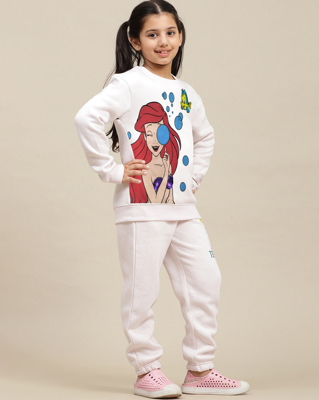 Disney Princess Printed Oversized Sweatshirt For Girls