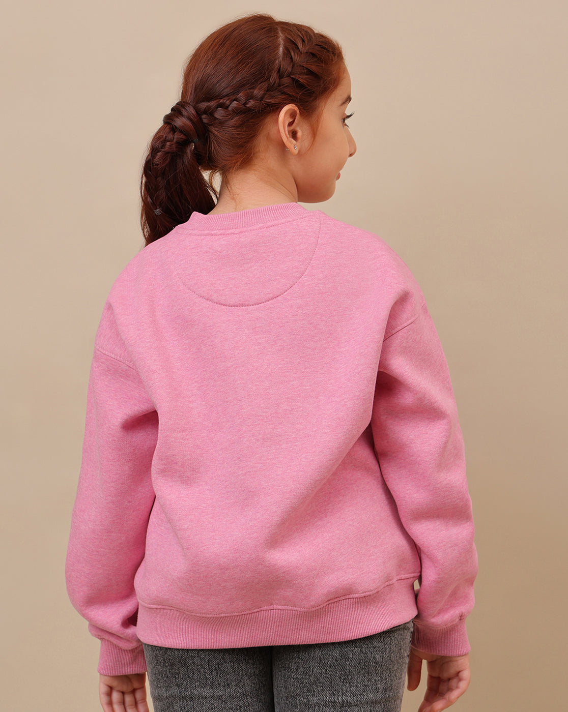 Disney Princess Printed Oversized Sweatshirt For Girls