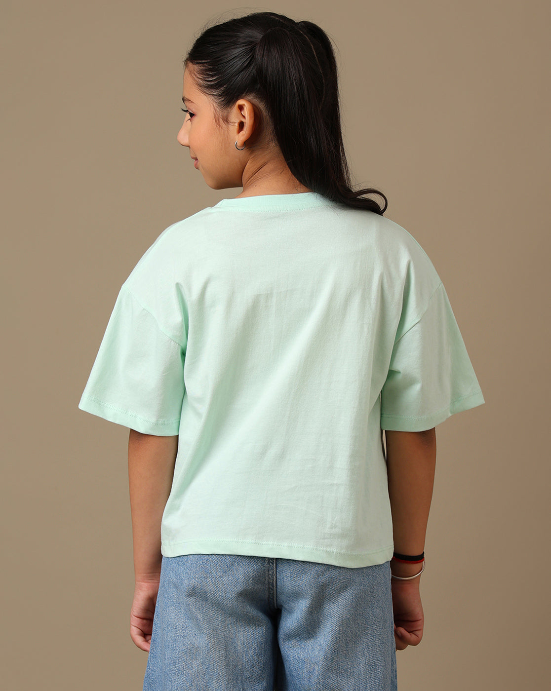 Disney Princess Printed Oversized Fit Tshirt For Girls