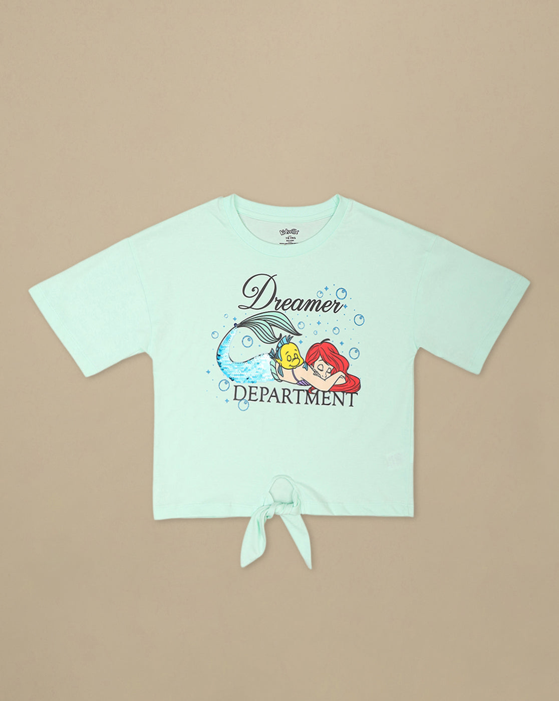 Disney Princess Printed Oversized Fit Tshirt For Girls