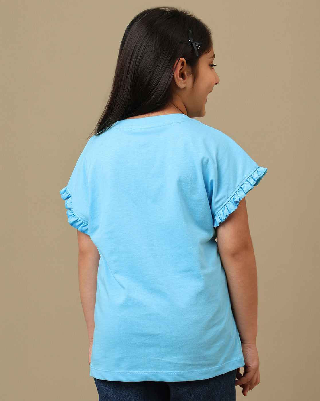 Disney Princess Printed Relaxed Fit Tshirt For Girls