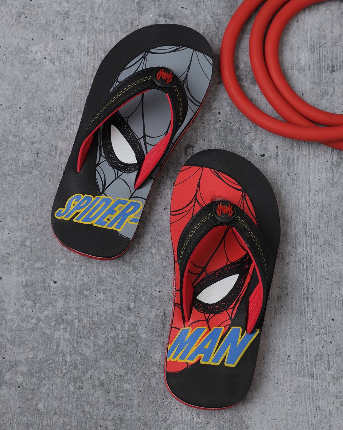 Spiderman Printed Flipflops for Boys