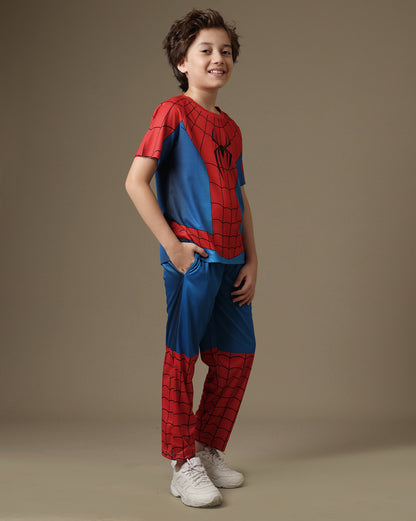 Spiderman  Regular Fit T-Shirt and Joggers  Boys