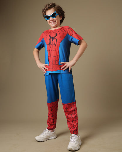 Spiderman  Regular Fit T-Shirt and Joggers  Boys