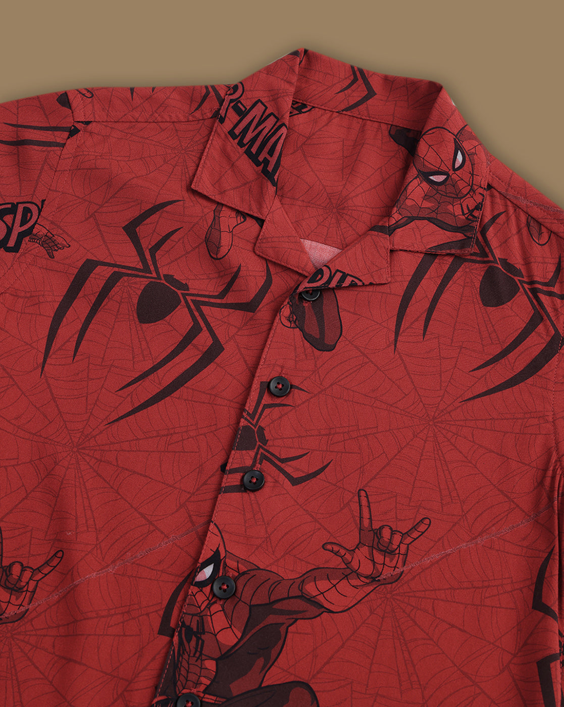 Spider-Man Printed Shirt For Boys