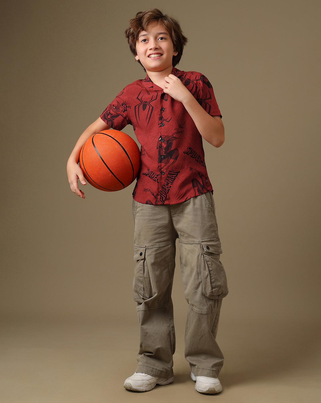Spider-Man Printed Shirt For Boys