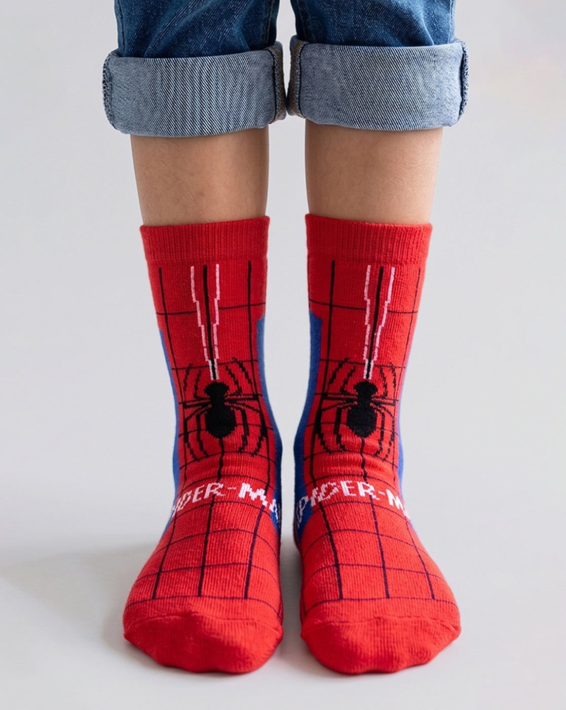 Pack of 3 Spiderman Above Ankle-Length Socks Unisex