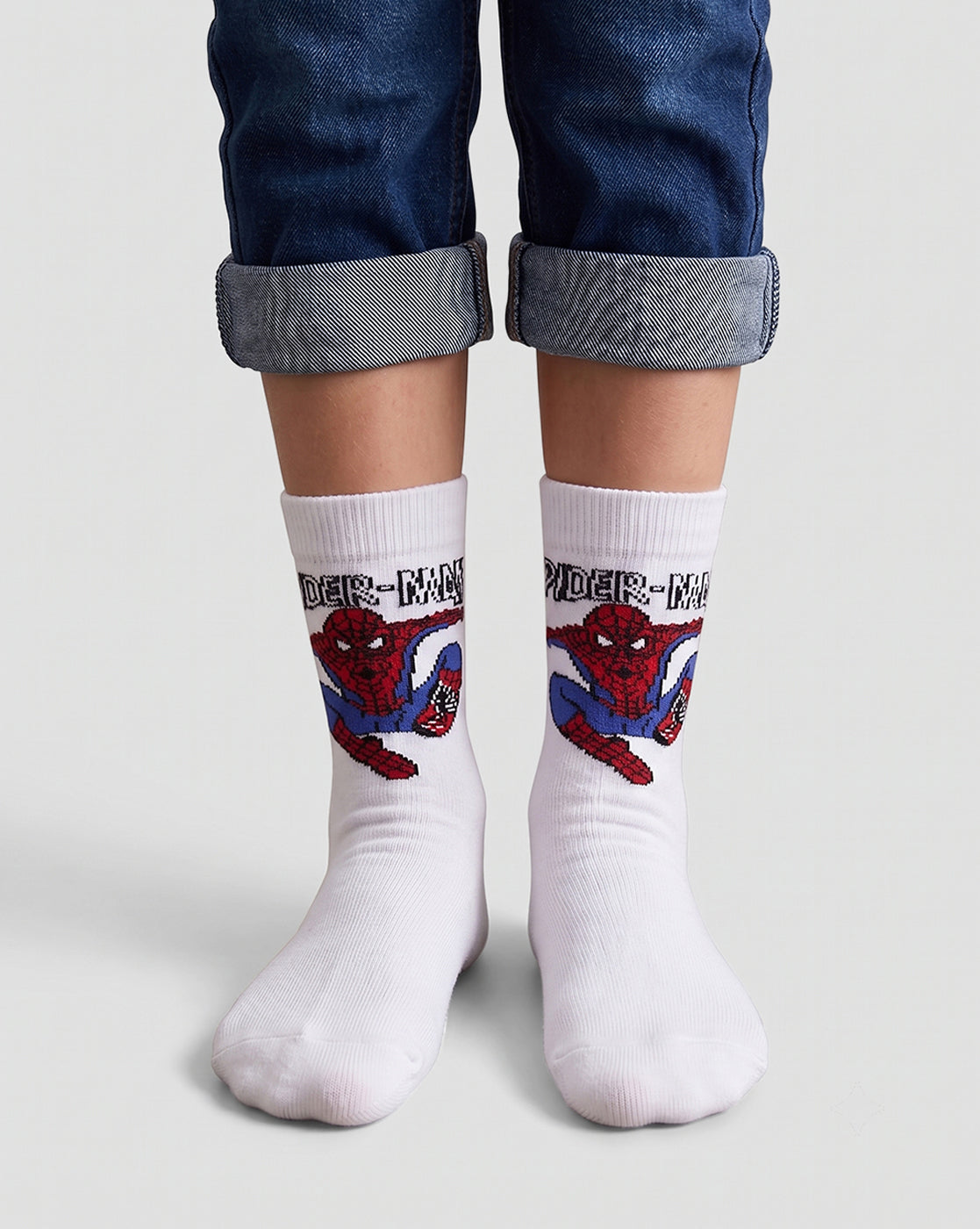 Pack of 3 Spiderman Above Ankle-Length Socks Unisex
