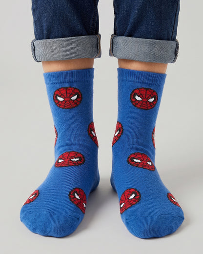 Pack of 3 Spiderman Above Ankle-Length Socks Unisex
