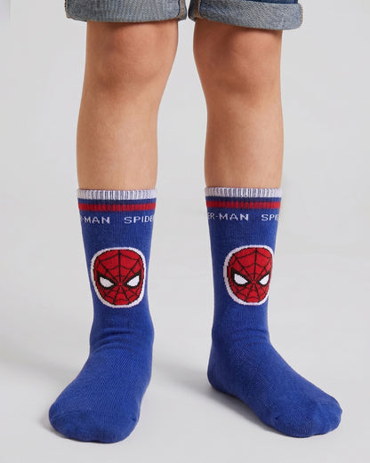 Pack of 3 Spiderman Above Ankle-Length Socks Unisex