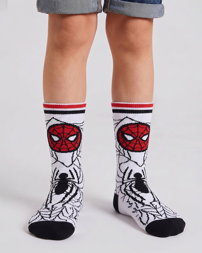 Pack of 3 Spiderman Above Ankle-Length Socks Unisex