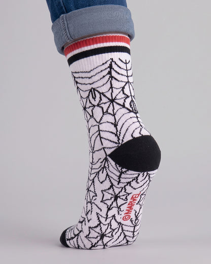 Pack of 3 Spiderman Above Ankle-Length Socks Unisex