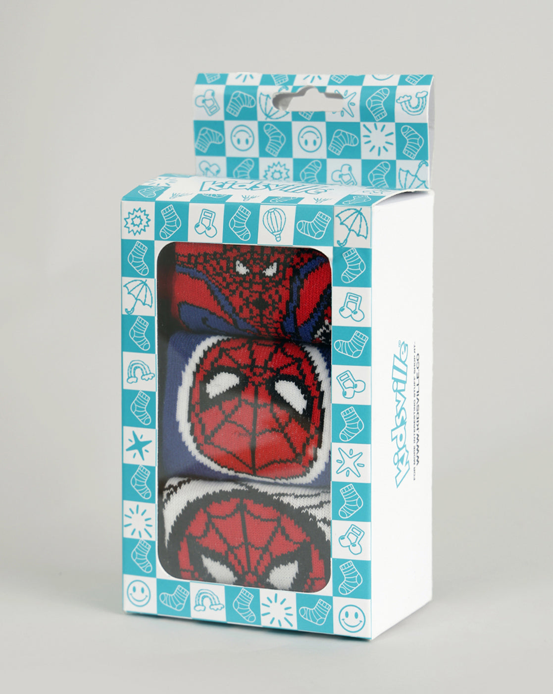 Pack of 3 Spiderman Above Ankle-Length Socks Unisex