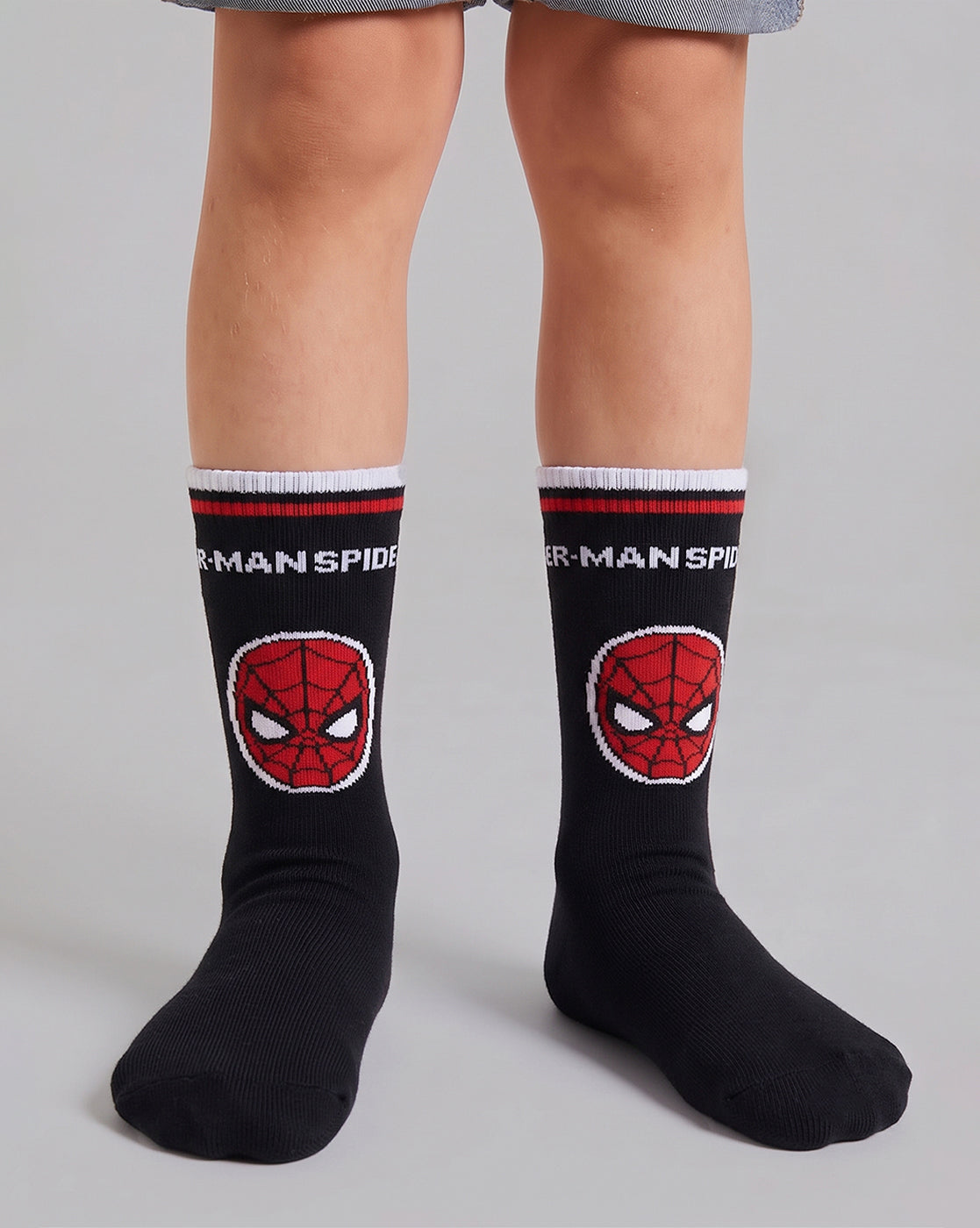 Pack of 3 Spiderman Above Ankle-Length Socks Unisex