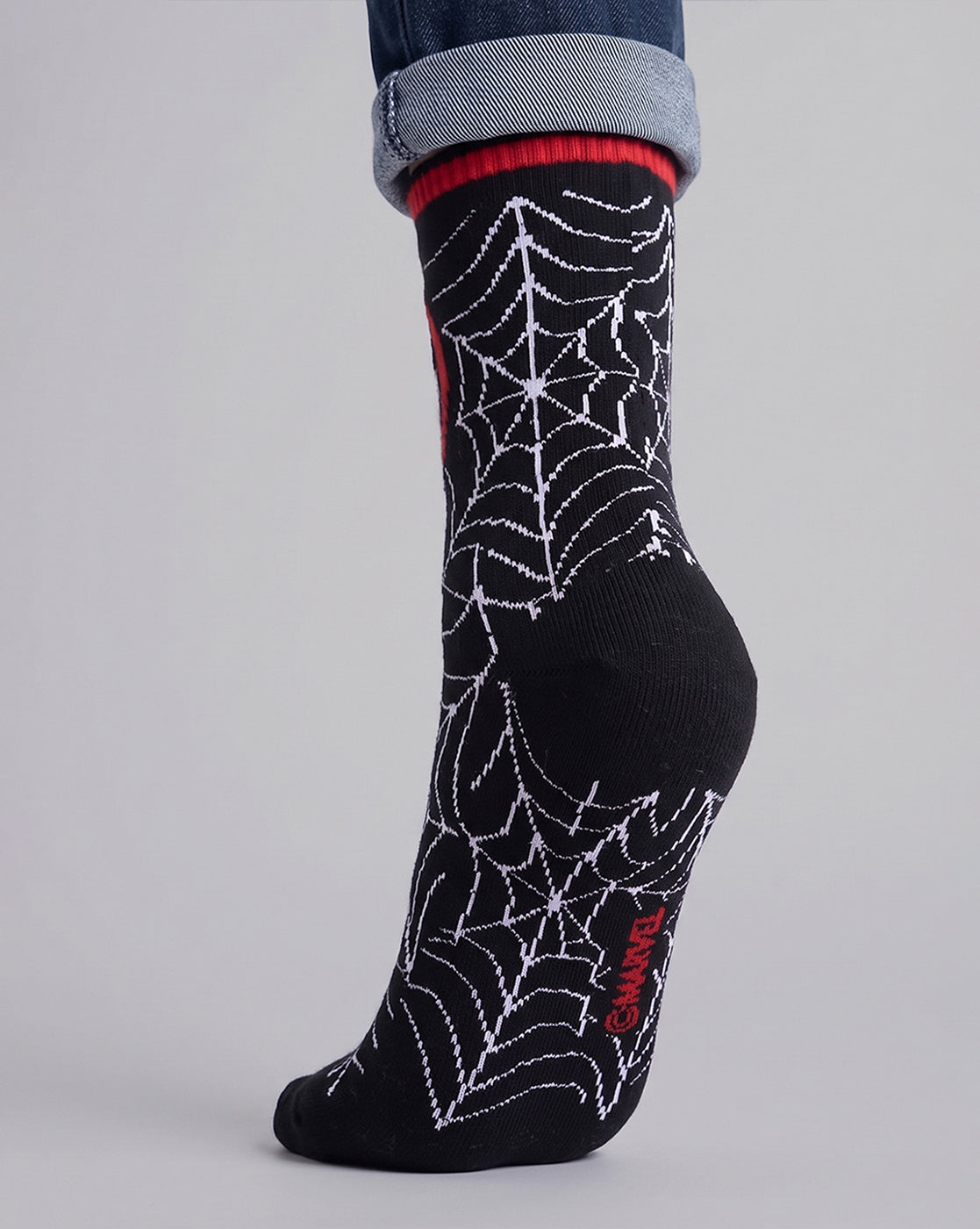 Pack of 3 Spiderman Above Ankle-Length Socks Unisex