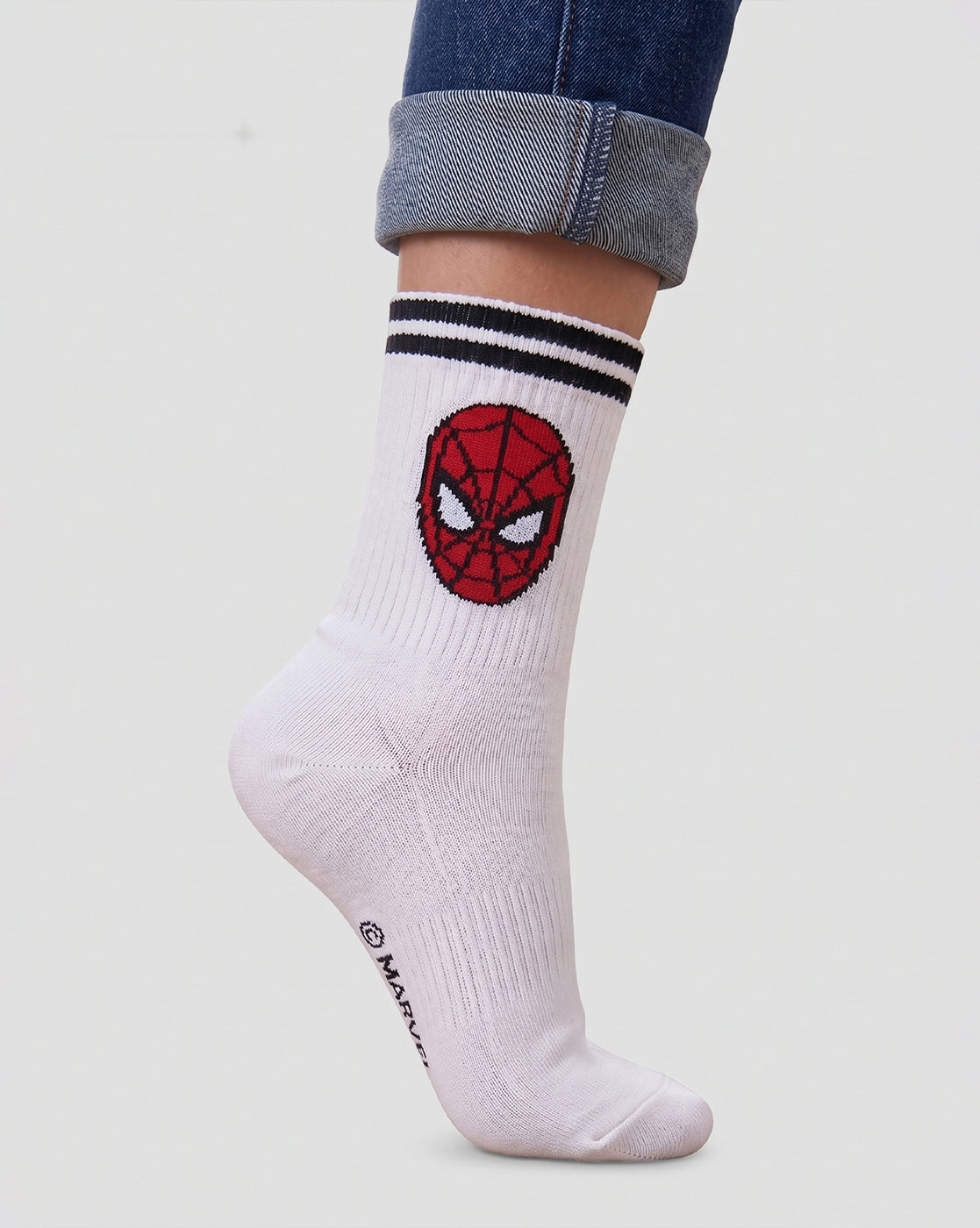 Pack of 3 Spiderman Above Ankle-Length Socks Unisex