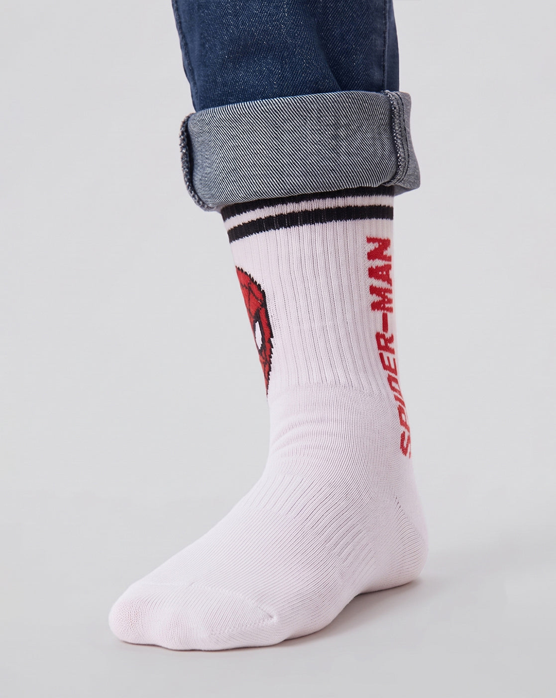 Pack of 3 Spiderman Above Ankle-Length Socks Unisex