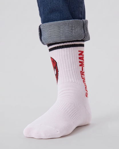 Pack of 3 Spiderman Above Ankle-Length Socks Unisex