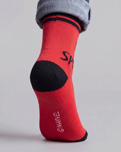 Pack of 3 Spiderman Above Ankle-Length Socks Unisex