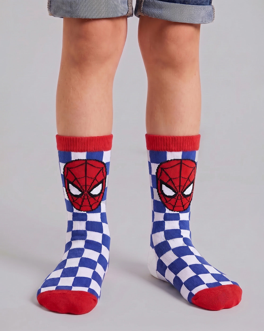 Pack of 3 Spiderman Above Ankle-Length Socks Unisex