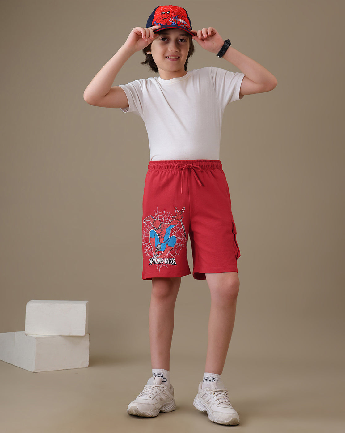 Spider-Man  Regular Fit Shorts  Boys