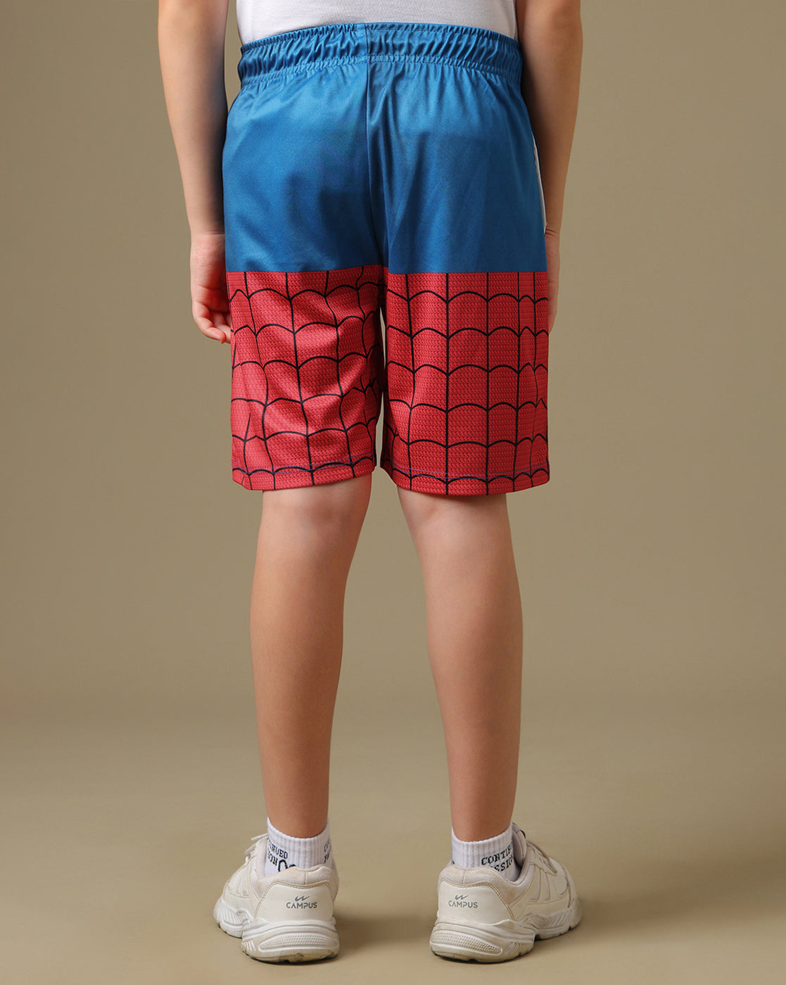 Spider-Man Printed Regular Fit Shorts For Boys
