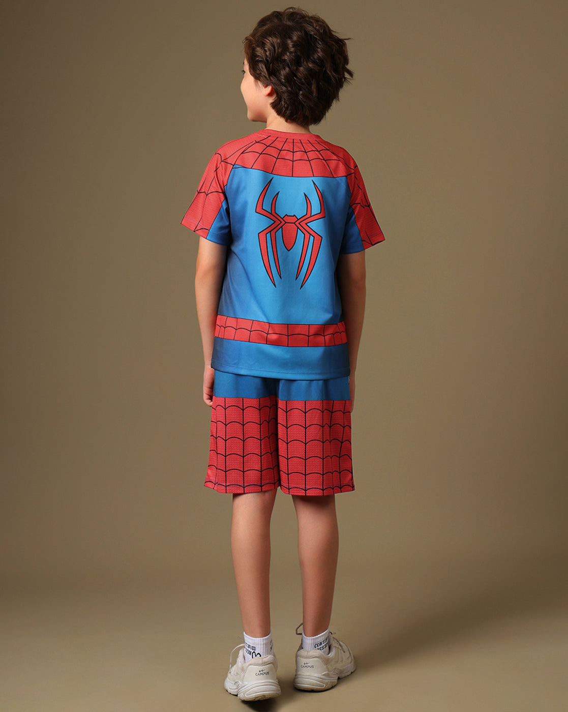 Spider-Man Printed Regular Fit Shorts For Boys