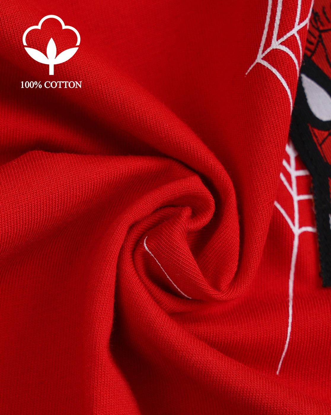 Spider-Man Printed Regular Fit Tshirt For Boys