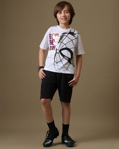 Spider-Man  Regular Fit Tshirt  Boys
