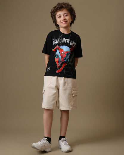 Spider-Man  Regular Fit Tshirt  Boys