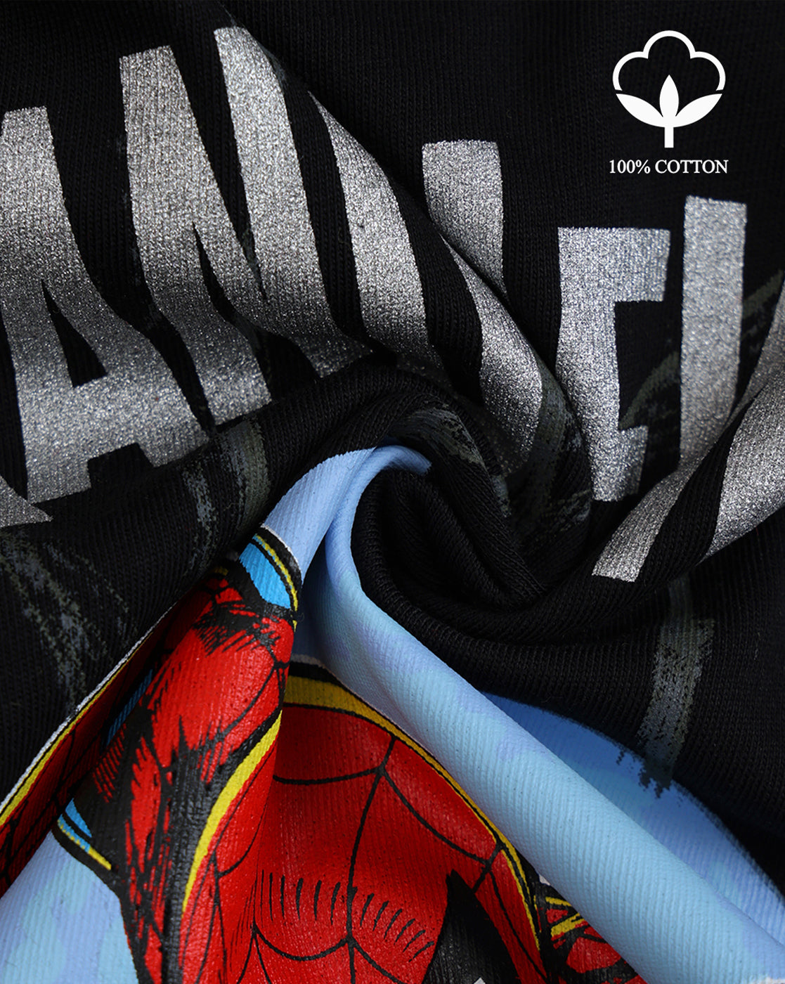 Spider-Man Printed Regular Fit Tshirt For Boys