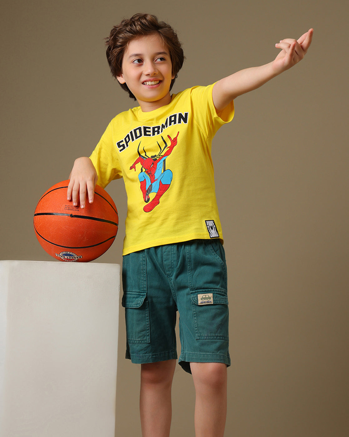 Spider-Man Printed Regular Fit Tshirt For Boys