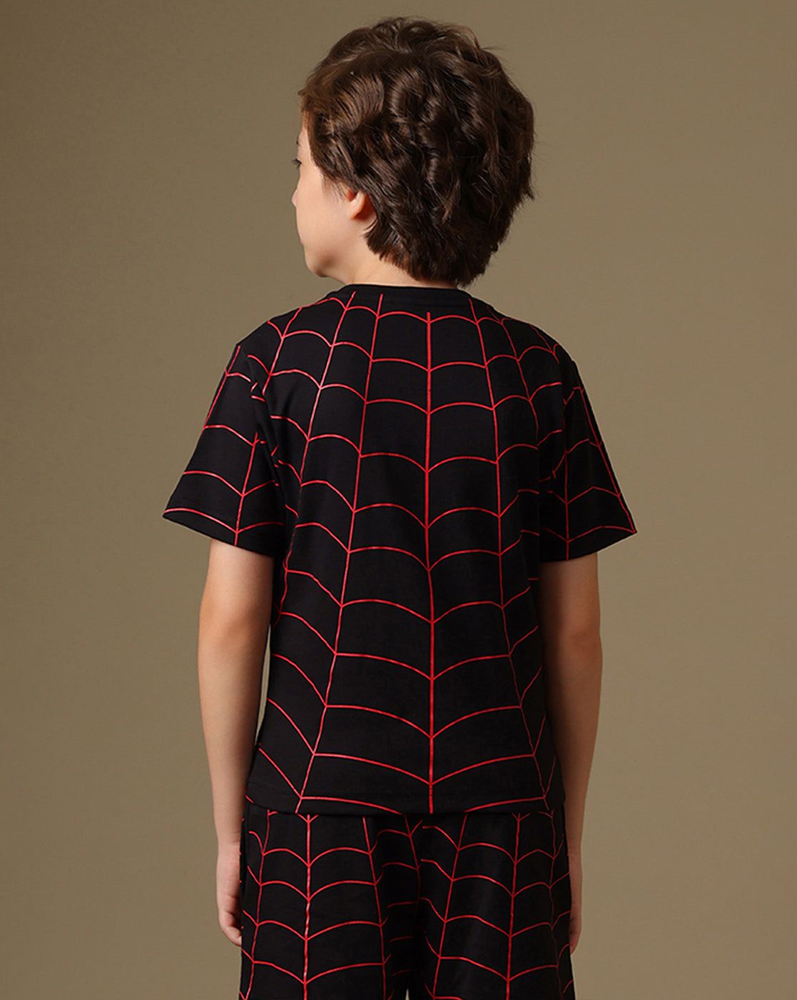 Spider-Man Printed Regular Fit Tshirt For Boys