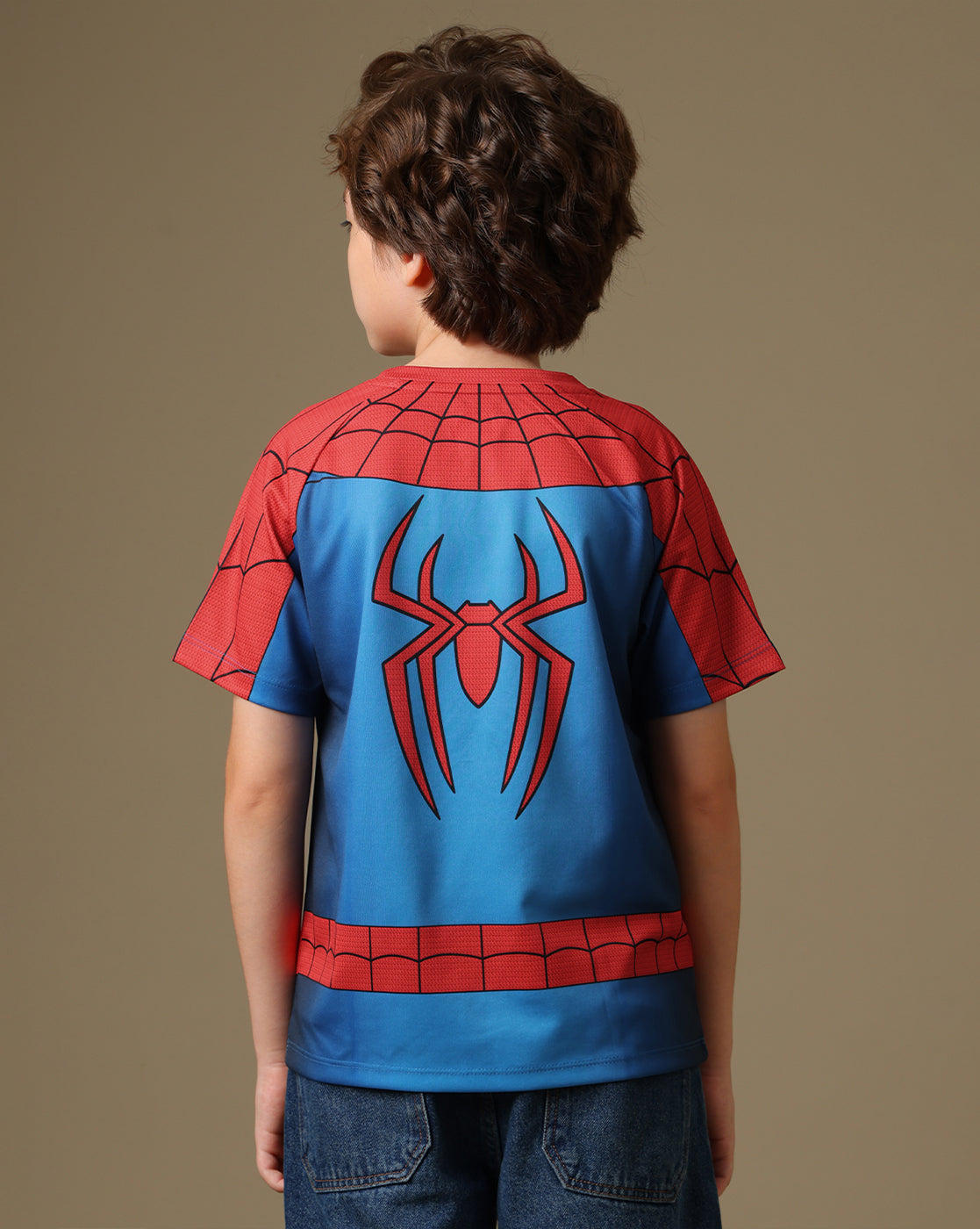 Spider-Man Printed Regular Fit Tshirt For Boys