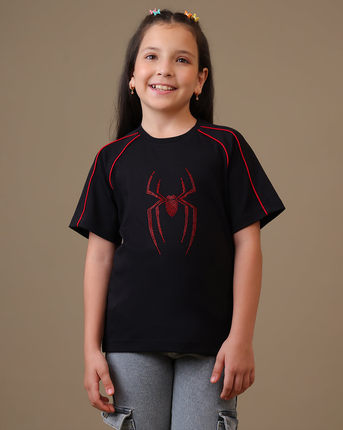 Spiderman  Regular Fit Tshirt  Girls