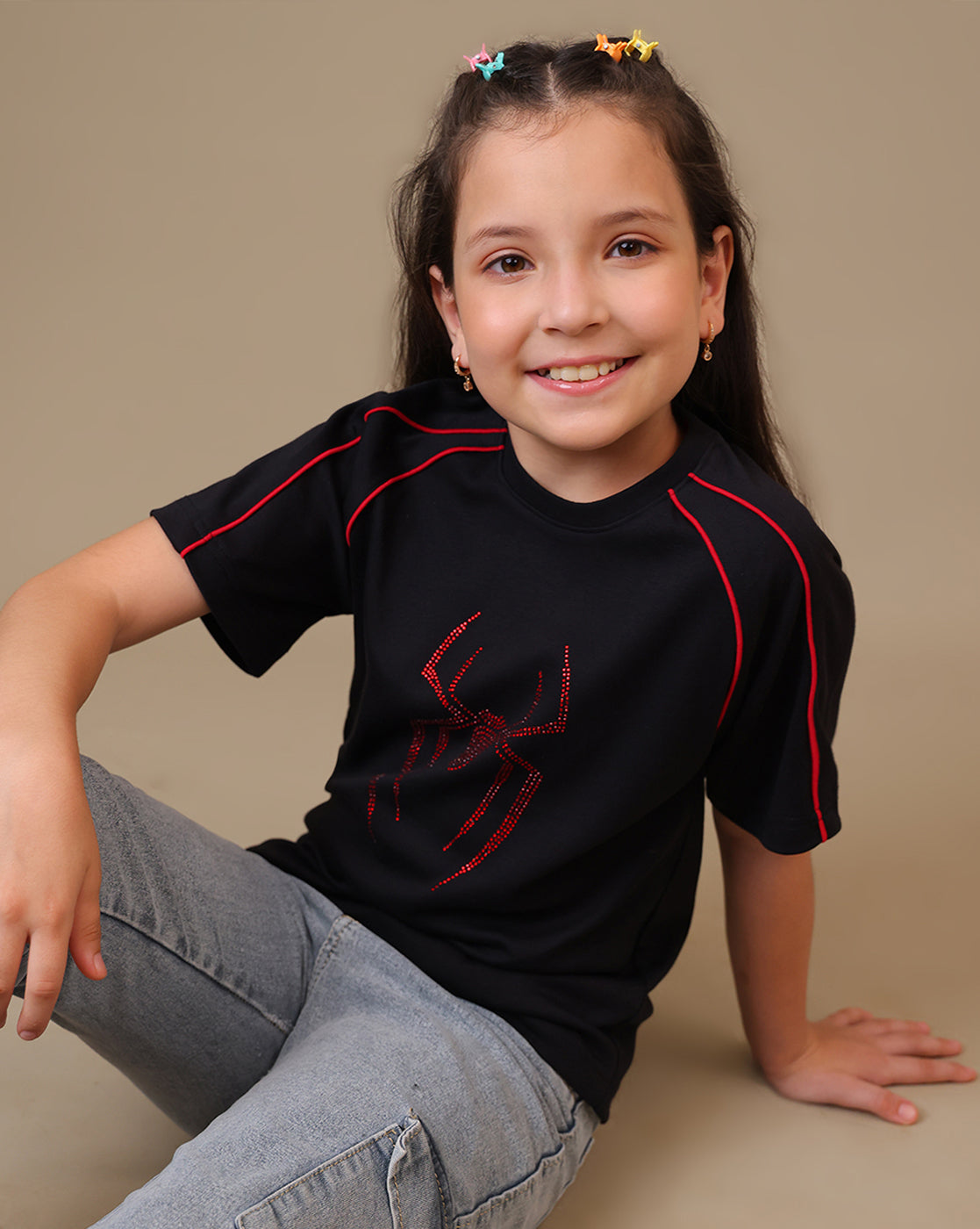 Spiderman  Regular Fit Tshirt  Girls