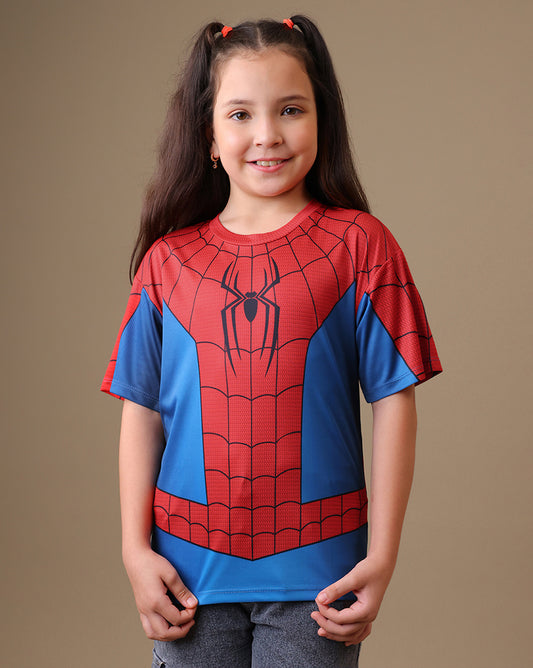 Spiderman  Regular Fit Tshirt  Girls