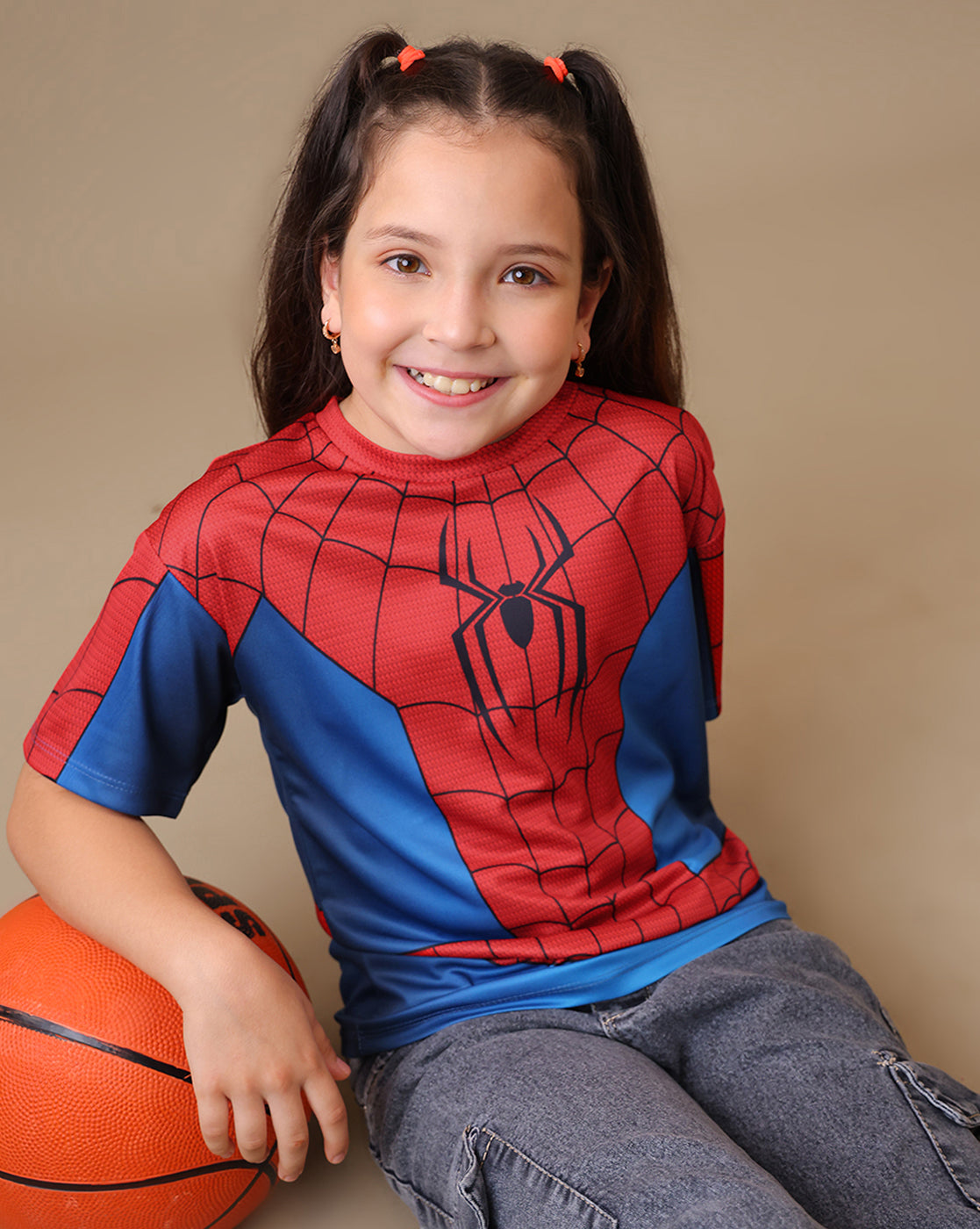 Spiderman  Regular Fit Tshirt  Girls