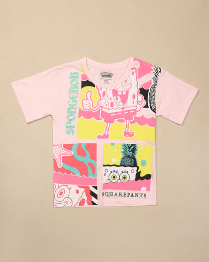 SpongeBob Squarepants Regular Fit Tshirt Girls