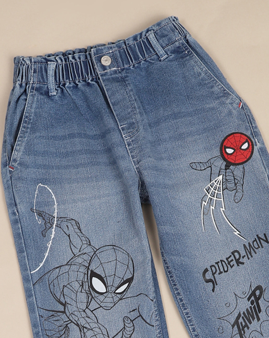 Spiderman Printed Regular Fit Jogger For Boys