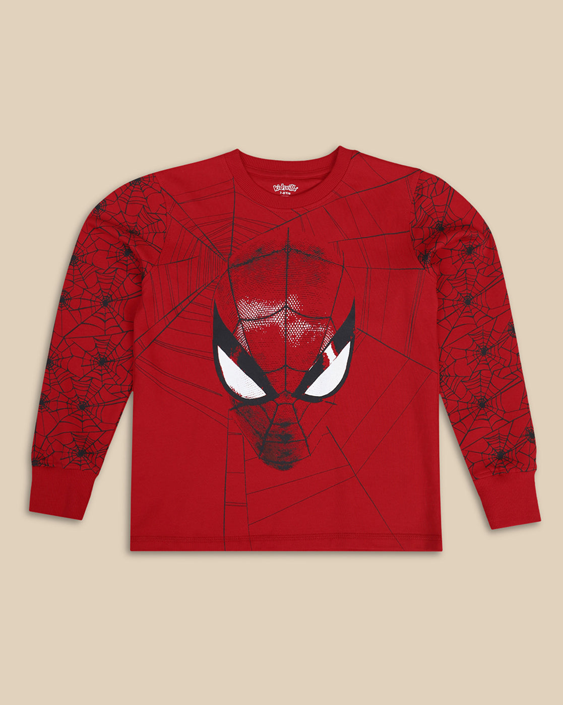 Spiderman Printed Regular Fit Sweatshirt For Boys