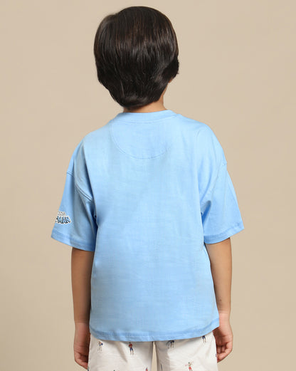 Spiderman Printed Oversized Fit Tshirt For Boys